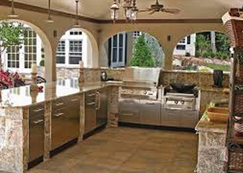 U Shaped Outdoor Kitchen lake city florida sales